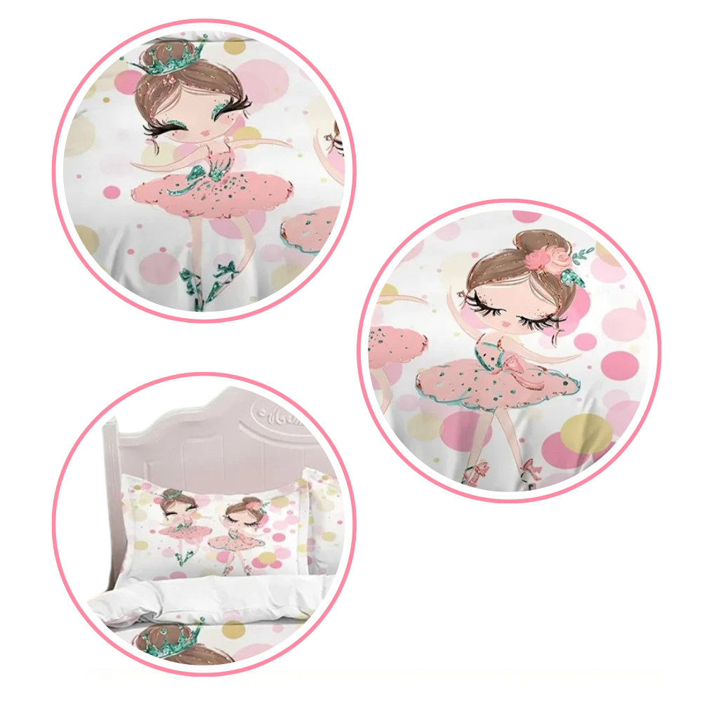 Housse de Couette Deux Princesses