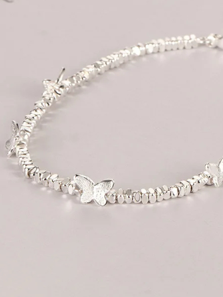 Bracelet argent Papillons
