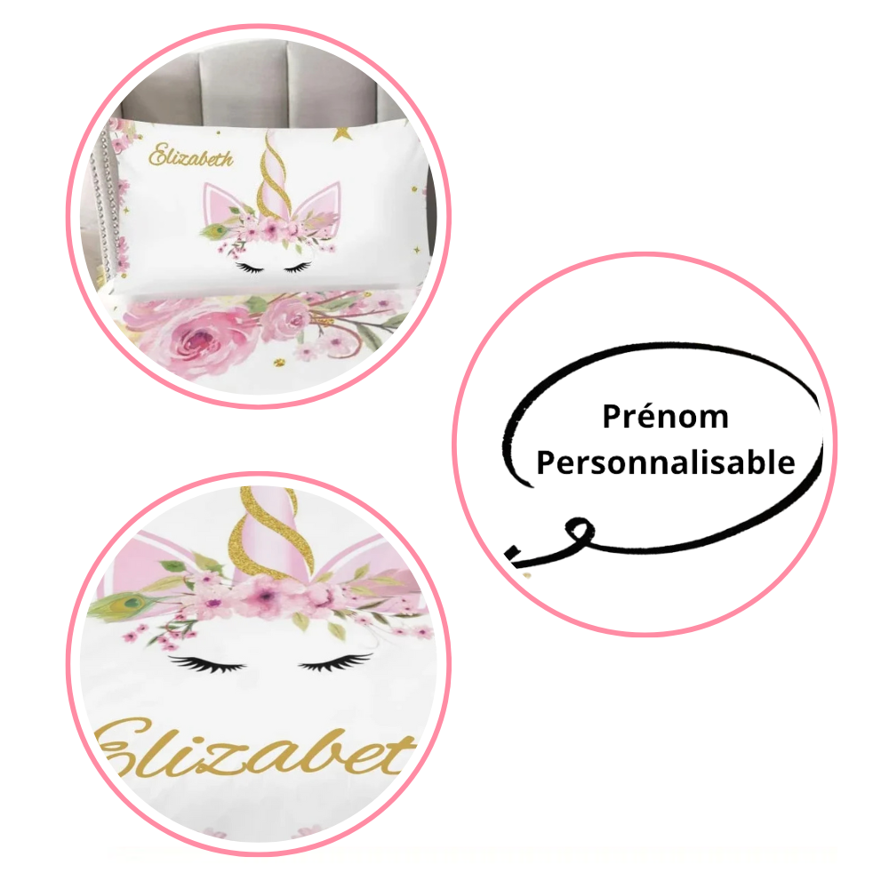 Housse de Couette Princesse personnalisable