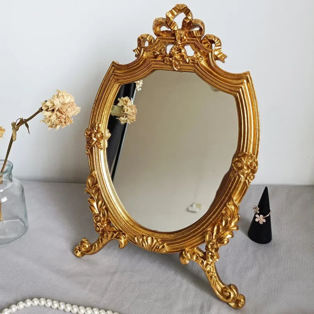 Miroir Style Princesse or