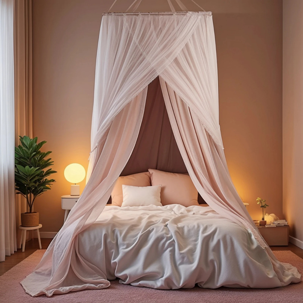 Tissu Ciel de Lit Princesse