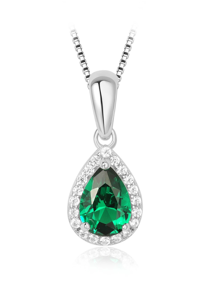 Collier Pierre Verte