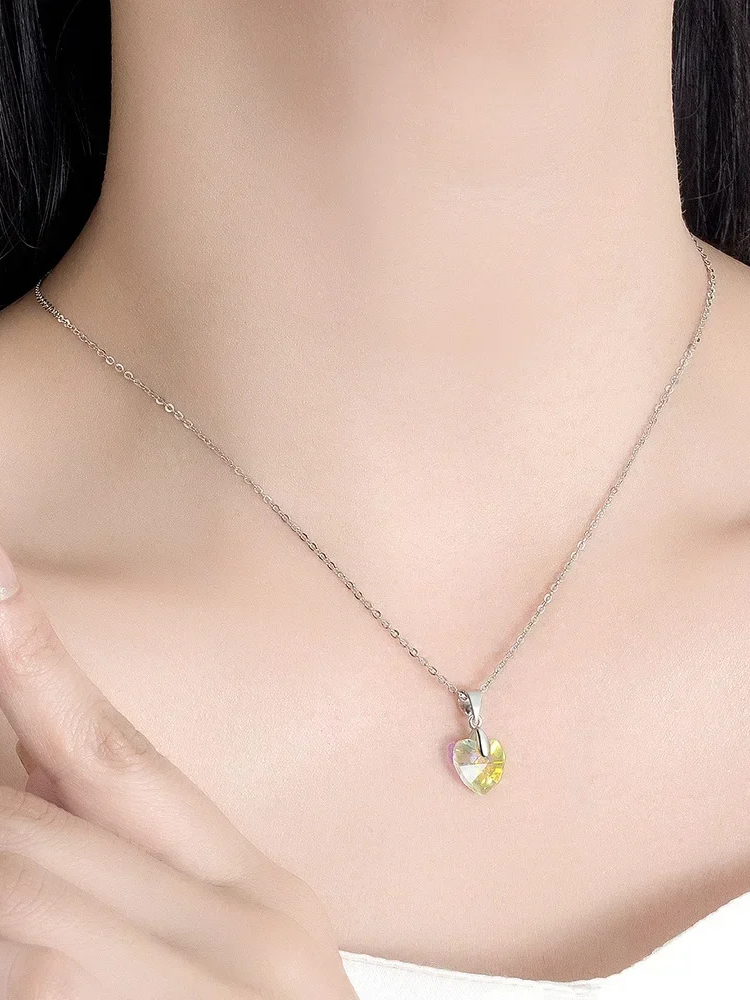 Collier Princesse Coeur Cristal
