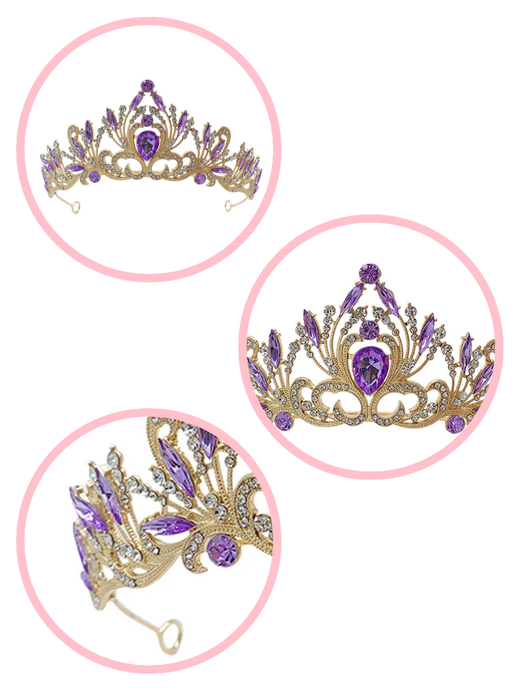 Couronne Princesse Violette