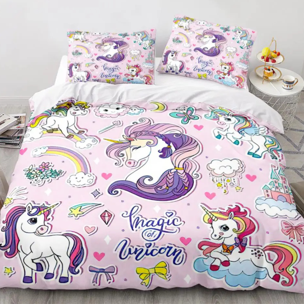 Housse de Couette Licorne fille