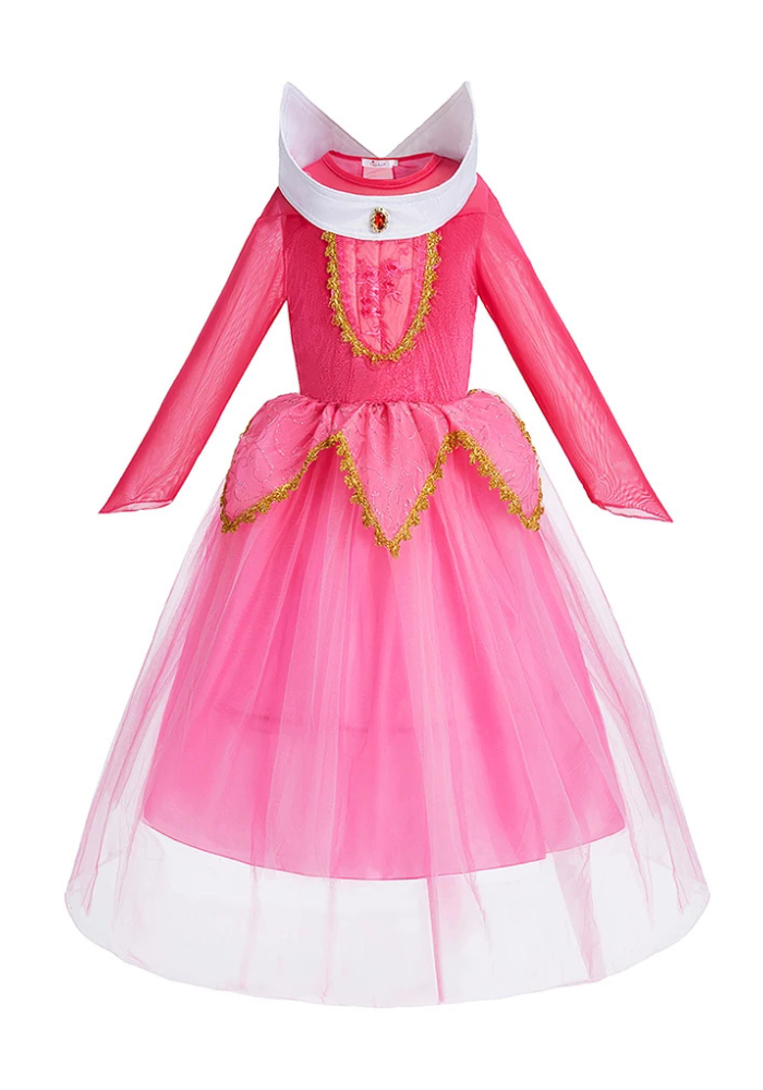 Robe Princesse Rose Vif Fille