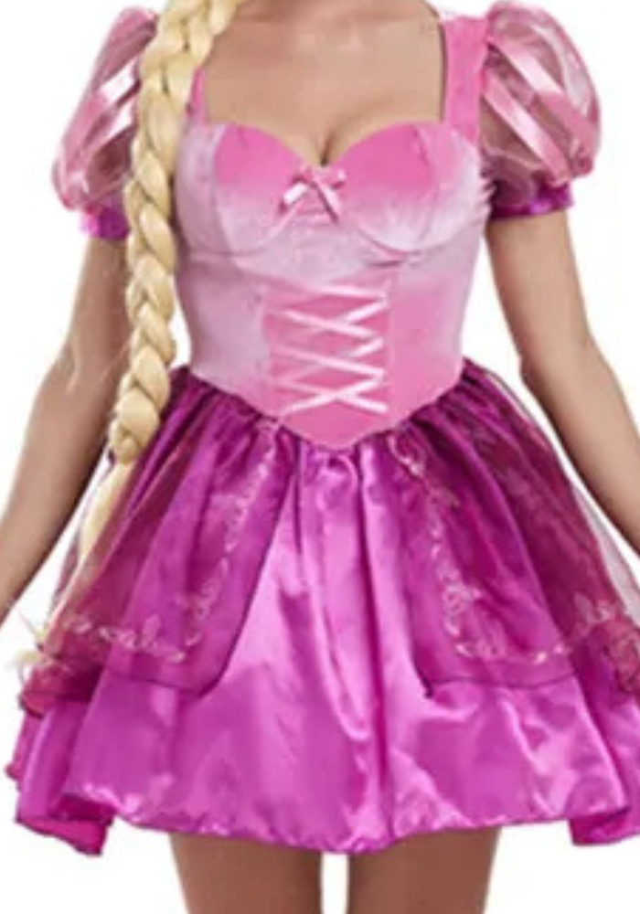 Robe Princesse Courte Violette Femme pas cher