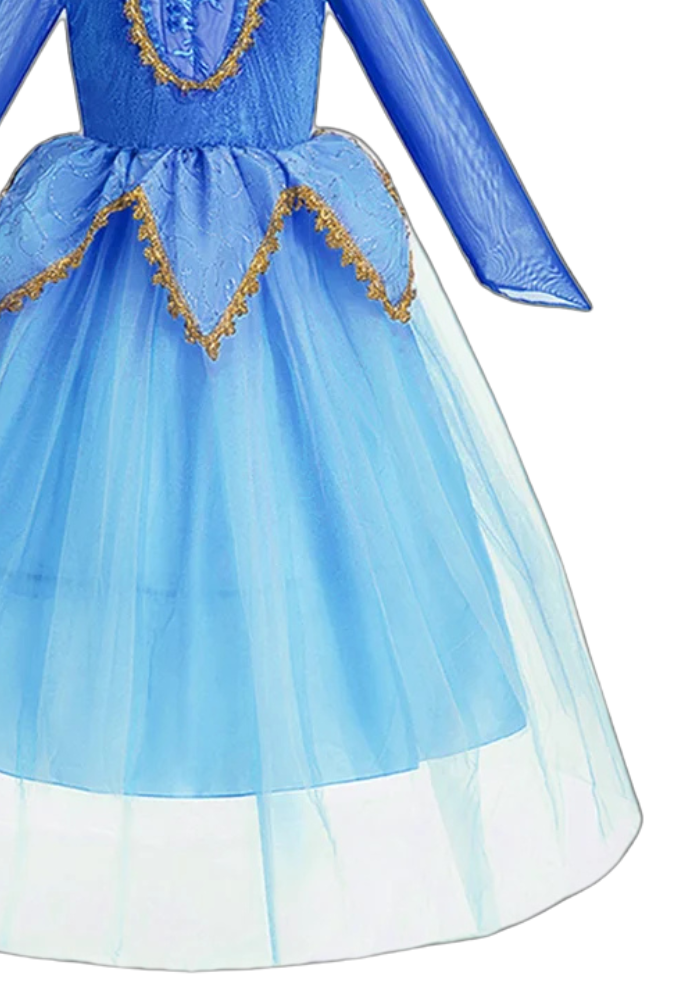 Robe Princesse Bleu Ciel Fille pas cher