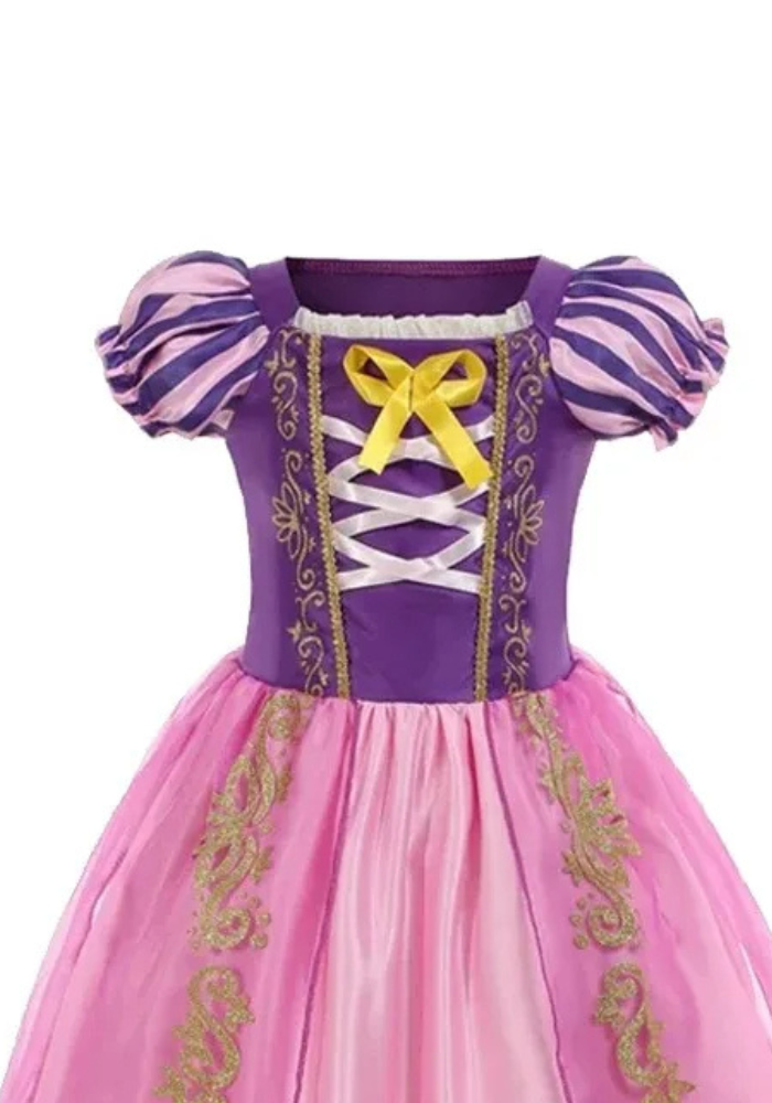 Robe Princesse Violette et Rose Fille