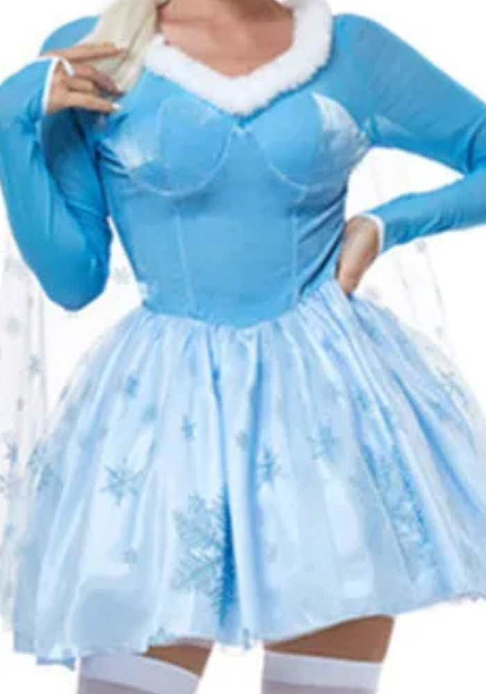 Robe Princesse Courte Bleue Femme pas cher