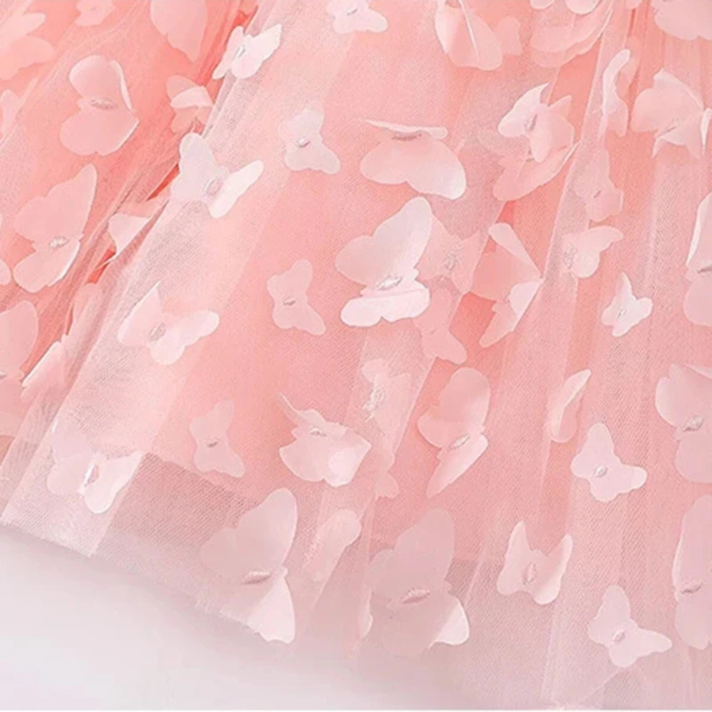 Robe Princesse Bébé Papillon rose