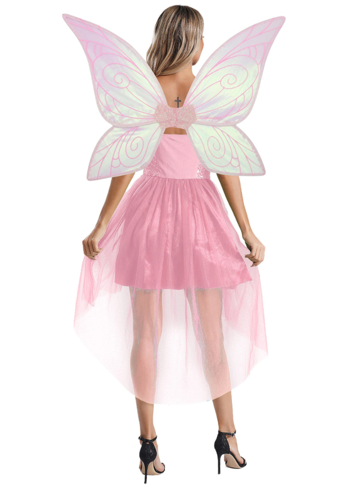 Robe Princesse Fée Rose Femme