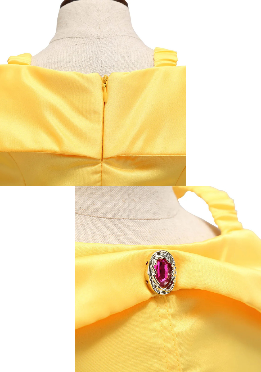 Robe de Bal Princesse Jaune enfant