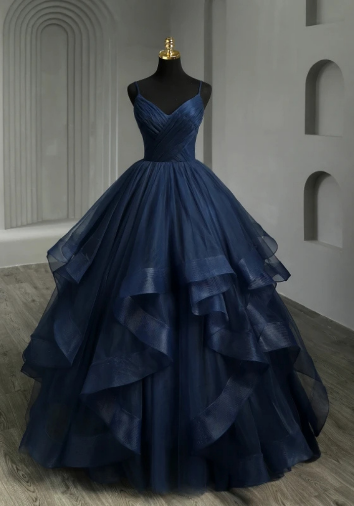 Robe Princesse Bleu Marine Femme Royaume Princesse