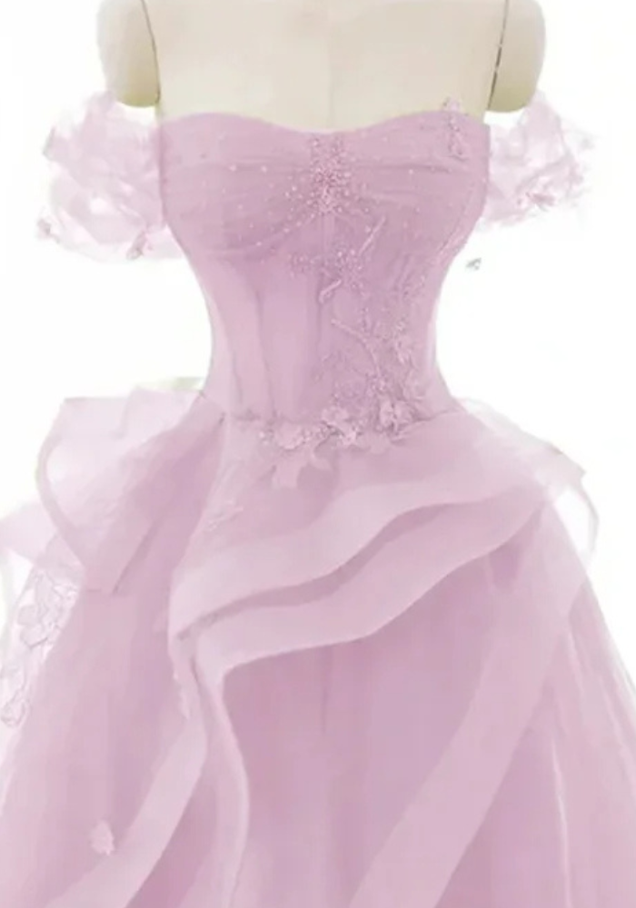 Robe Princesse Mauve Femme pas cher
