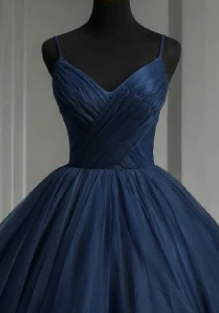 Robe Princesse Bleu Marine Femme