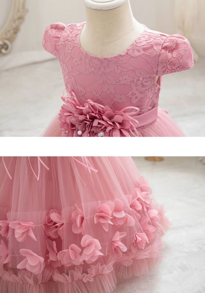 Robe Princesse Broderie Bébé enfant