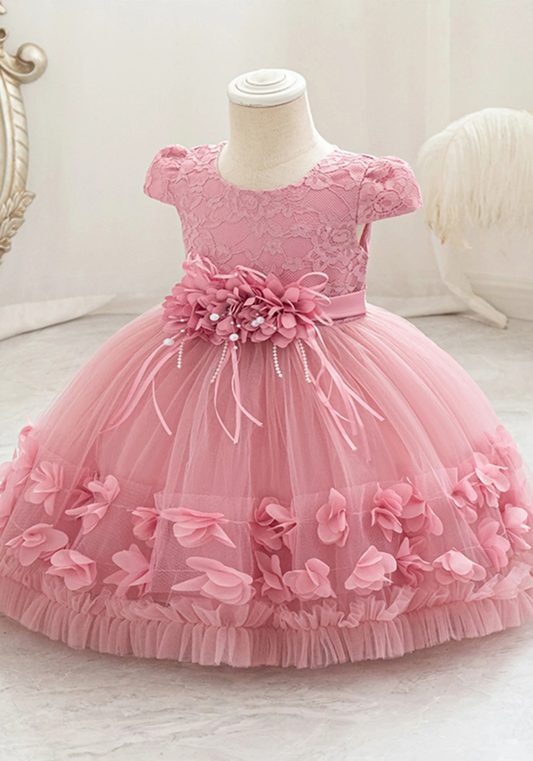 Robe Princesse Broderie Bébé