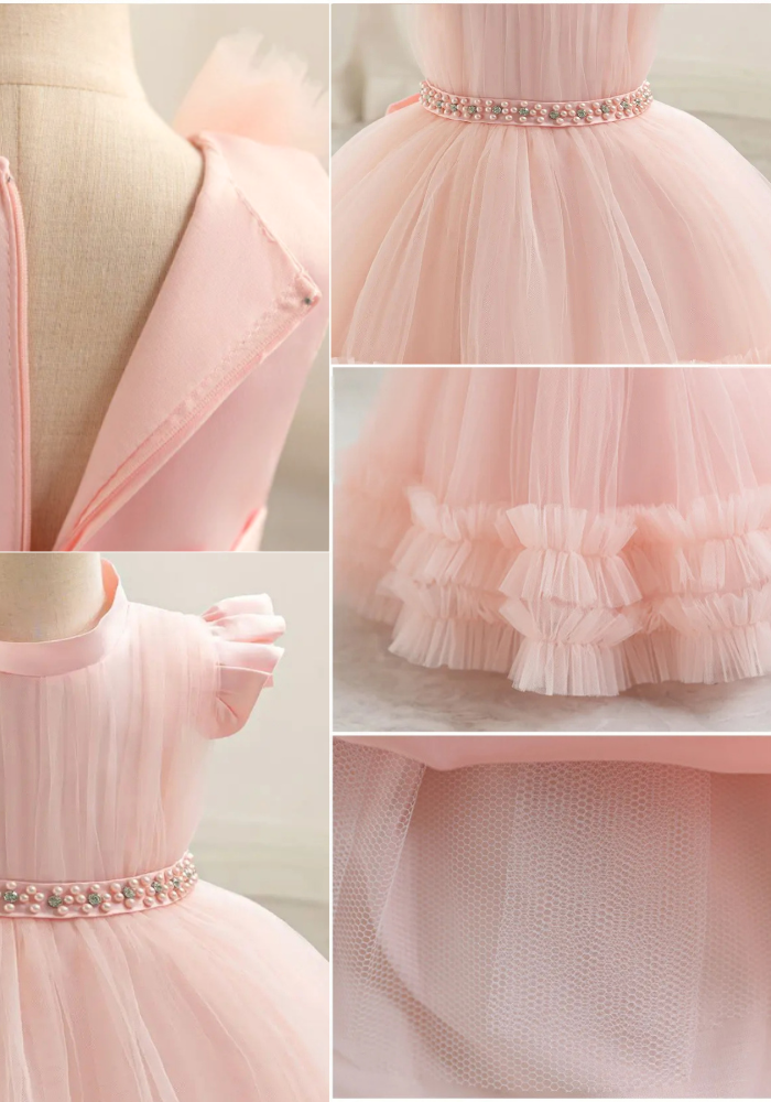 Robe Princesse Longue Rose Bébé
