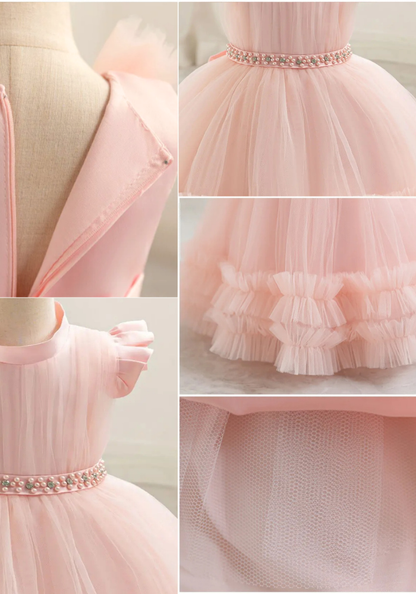 Robe Princesse Longue Rose Bébé