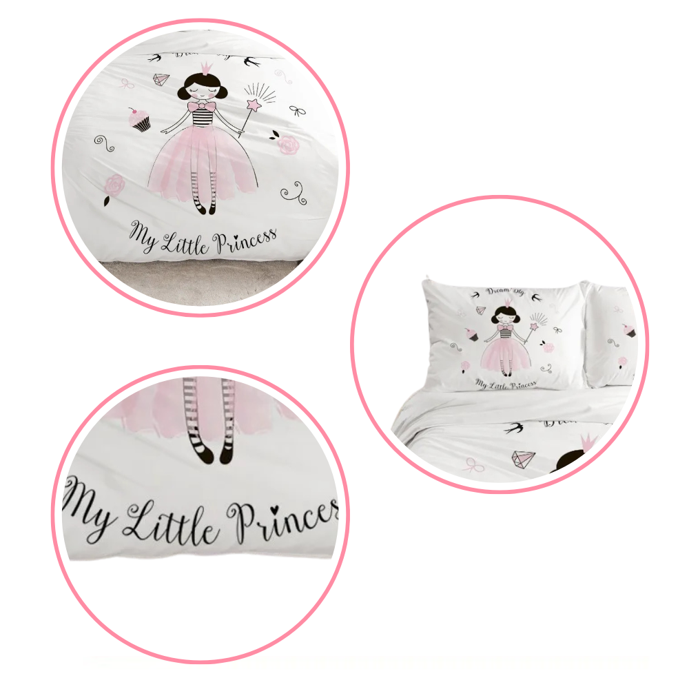 Housse de Couette Fille Princesse