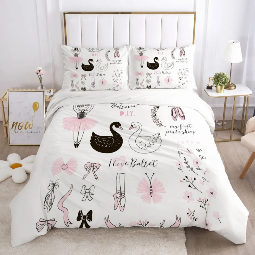 Housse de Couette Princesse Cygnes