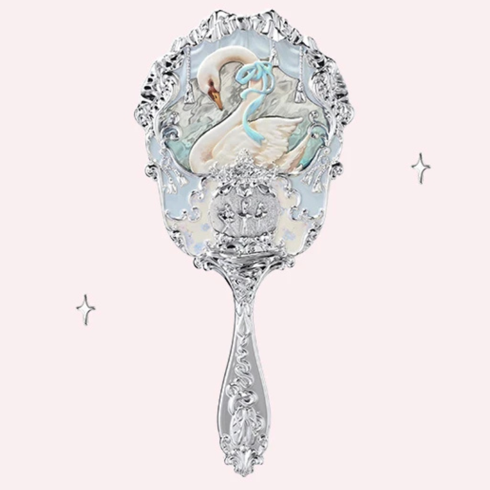 Miroir Princesse Cygne bleu