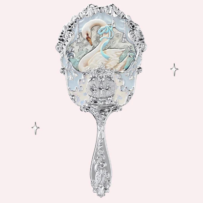 Miroir Princesse Cygne bleu