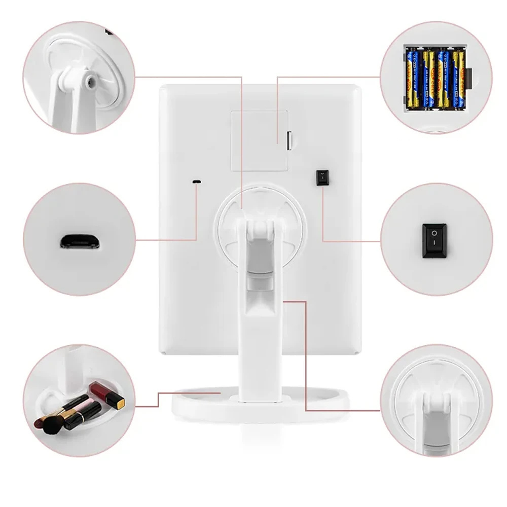 Miroir Maquillage pile