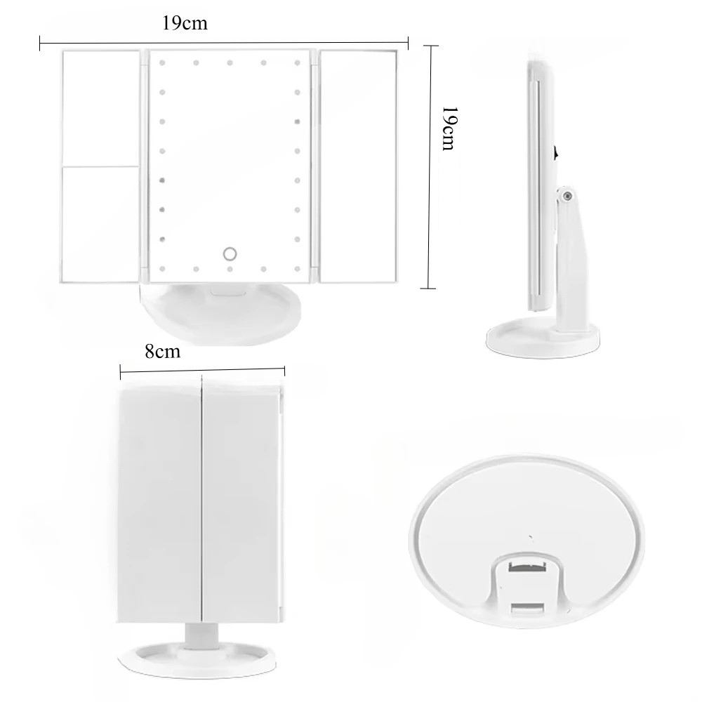 Miroir Maquillage pile