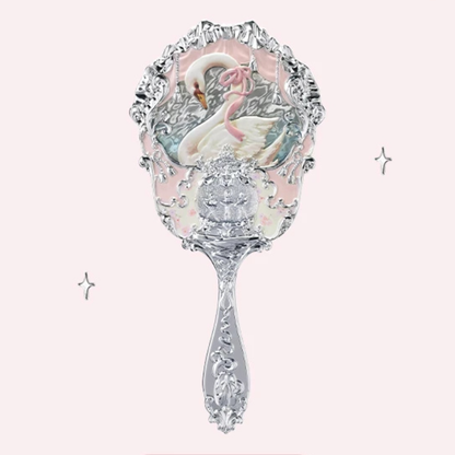 Miroir Princesse Cygne blanc