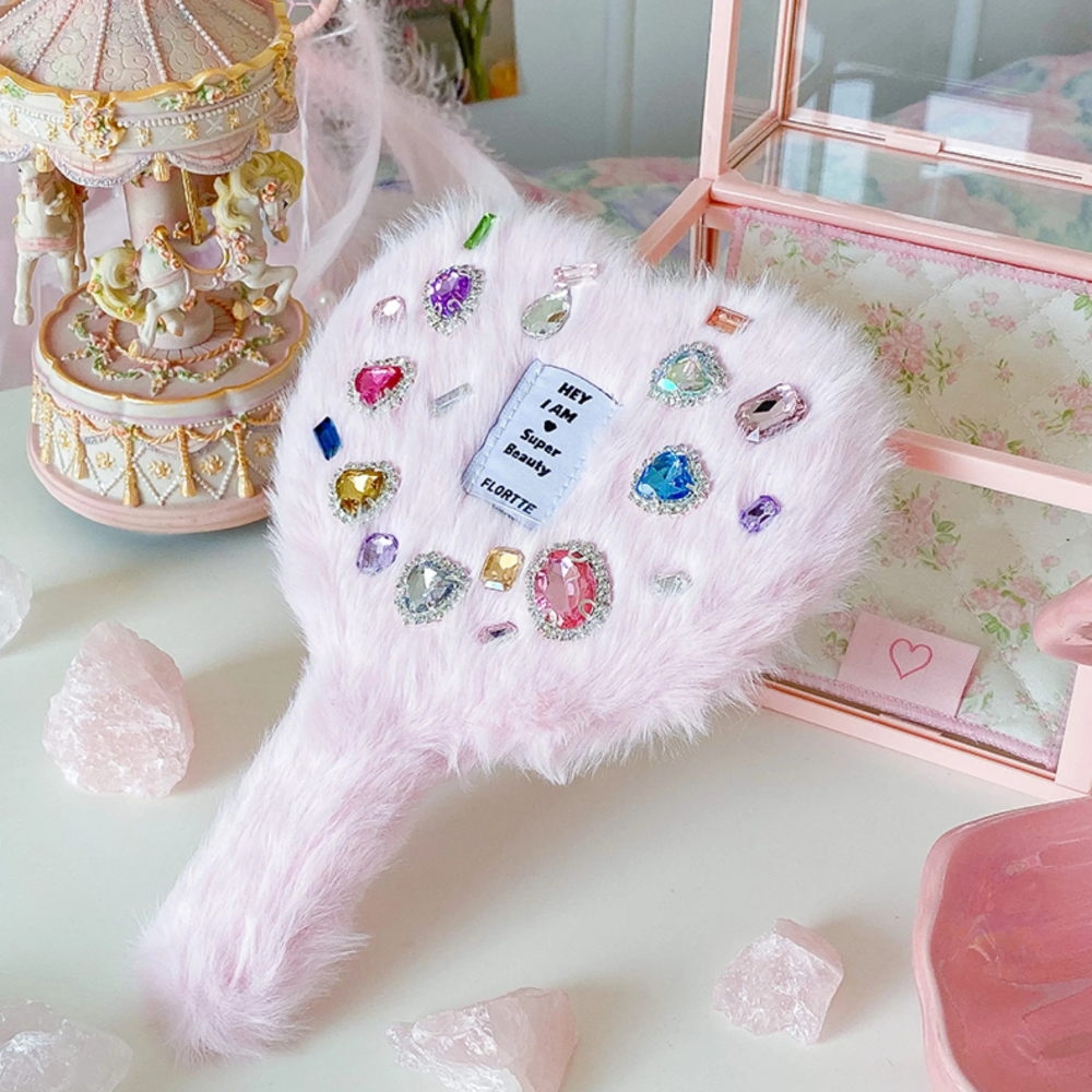 Miroir Princesse Moumoute blanc