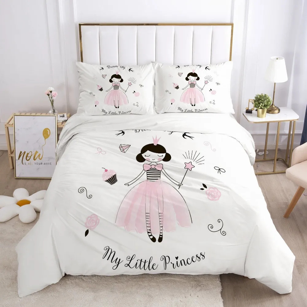 Housse de Couette Fille Princesse