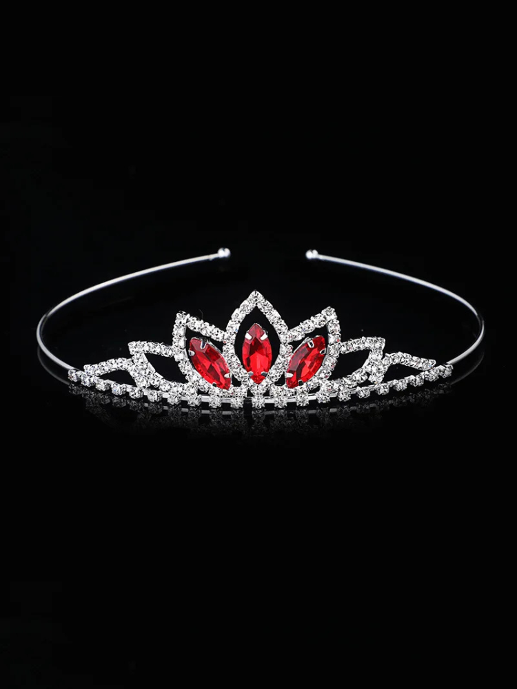 Couronne Princesse Fille rouge