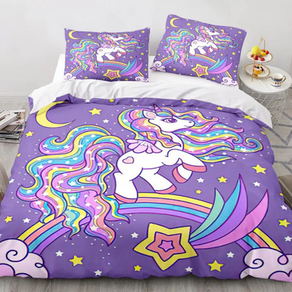 Housse de Couette Licorne lit enfant