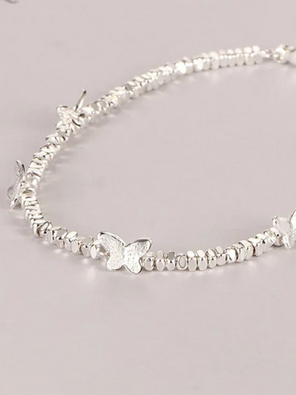 Bracelet argent Papillons