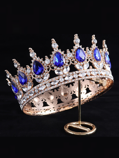 Couronne Princesse Diamant bleu roi
