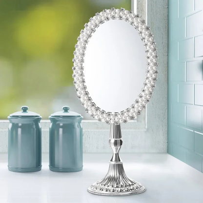 Miroir Princesse Baroque perles