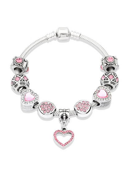 Bracelet breloque argent