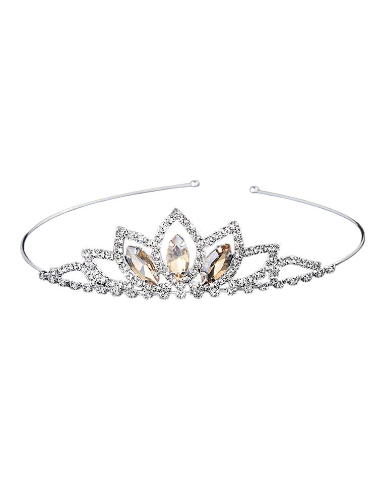 Couronne Princesse Fille jaune