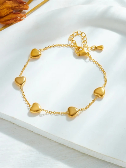 Bracelet coeur breloque