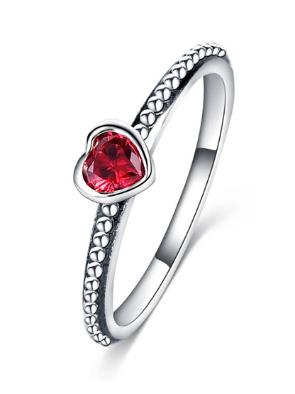 Bague rouge Belle