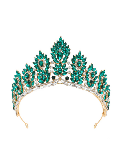 Couronne Princesse Reine vert