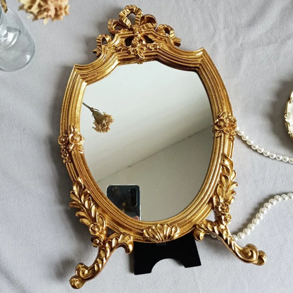 Miroir Style Princesse doré