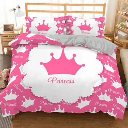 Housse de Couette Princesse Couronne