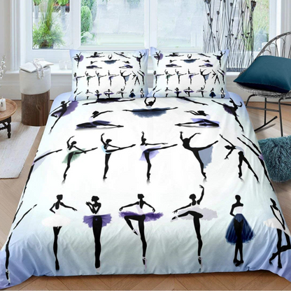 Housse de Couette Ballerine blanche