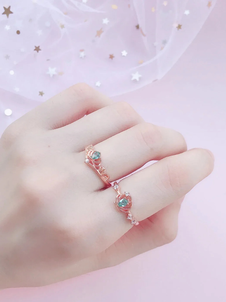 Bague Princesse or rose