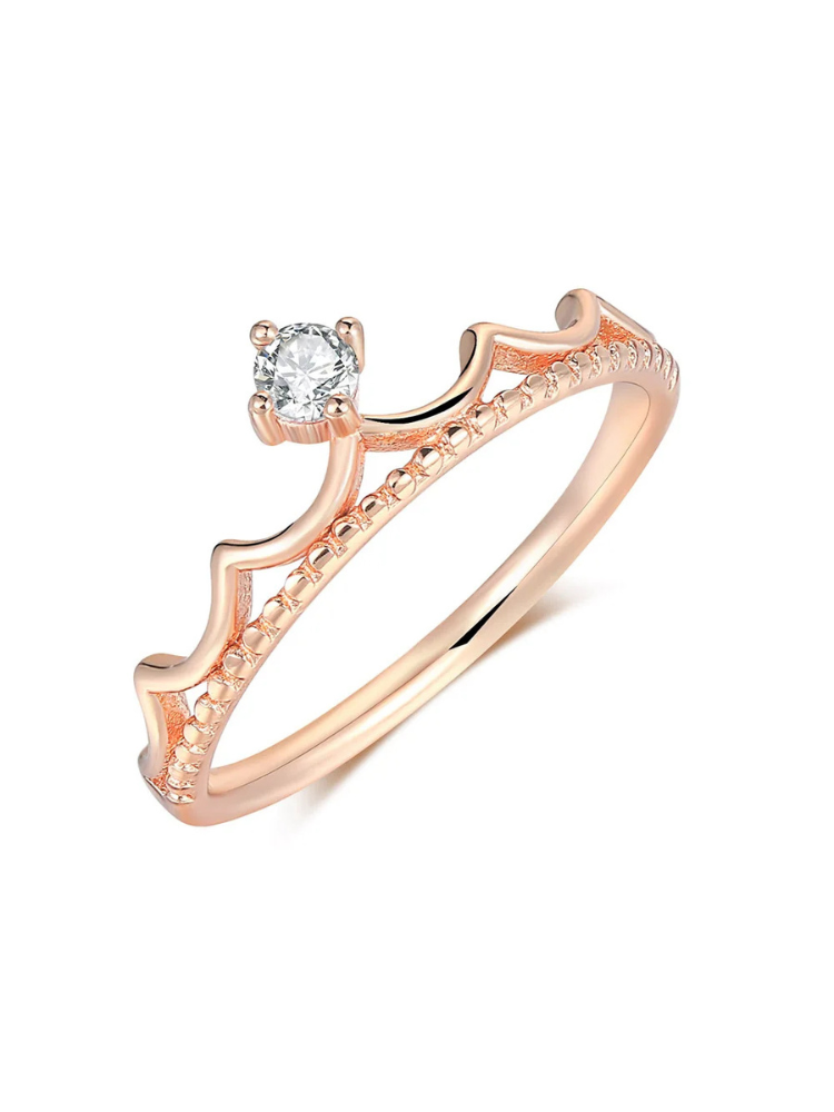 Bague Princesse Diamant rose