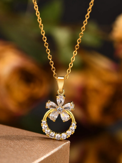 Collier Fleur diamant