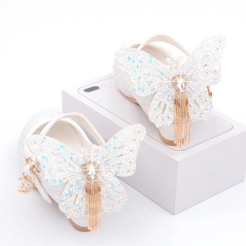 Chaussure Princesse Papillon blanc